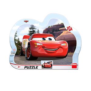 Dino Cars: Blesk na výletě Puzzle 25 dílků kontura