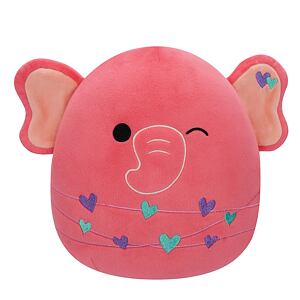 SQUISHMALLOWS Růžový slon - Kyla, 13 cm
