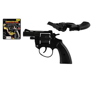 Teddies Revolver/pistole na kapsle 8 ran plast 13 cm
