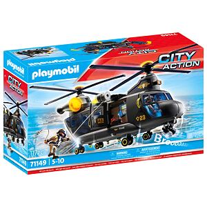 Playmobil Záchranářská helikoptéra speciální jednotky