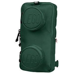 LEGO Signature Brick 1x2 Sling Bag - tmavě zelený