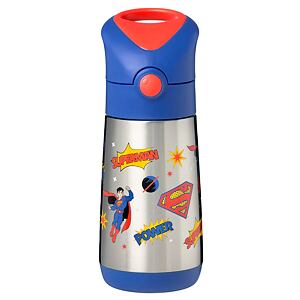 b.box Termoska na pití s brčkem 350 ml - Superman | b.box