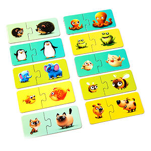 Puzzlika 13531 Moja rodina - náučné puzzle 20 dielikov