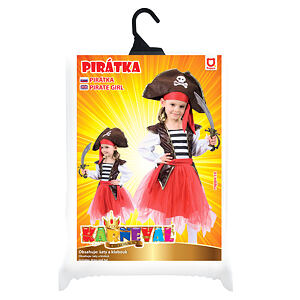 Rappa Detský kostým pirátka (M)