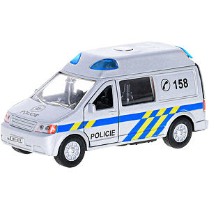 Kids Globe Traffic Polícia CZ 14cm kov