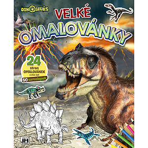 Jiri Models Veľké omaľovánky/ Dinosaury