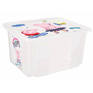 Úložný box s vekom malý Peppa 4,2l