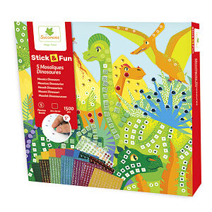 D´arpeje STICK&FUN mozaika 5x Dinosauři