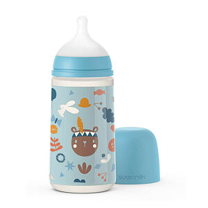 SUAVINEX | DOJČENSKÁ FĽAŠA 270 ml M FOREST - RUŽOVÁ