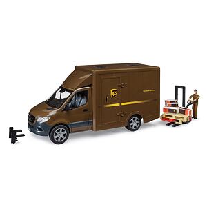 Bruder Mercedes Benz Sprinter - prepravná služba UPS + figúrka