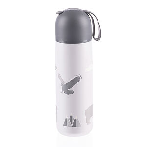 Zopa Termoska na tekutiny se silikonovým držákem 400 ml