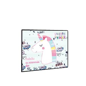 Oxybag Podložka na zostavovanie slov Unicorn iconic