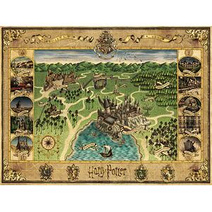 Ravensburger Harry Potter: Mapa Bradavic 1500 dílků