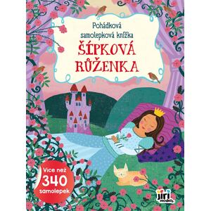 Jiri Models Rozprávková samolepková knižka Šípková Ruženka