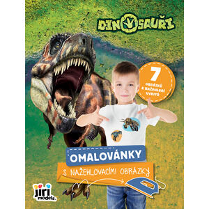 Jiri Models Omaľovánky s nažehľovacími obrázkami Dinosaury