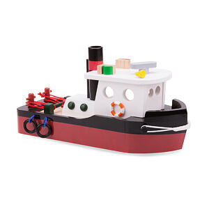 New Classic Toys Dřevěný remorkér - Harbor Line