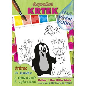 Akim AquaArt A4 "Stačí přidat vodu"+ štětec - Krtek 2