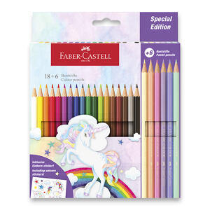 FABER-CASTELL Pastelky  Classic Colour Unicorn 24 barev