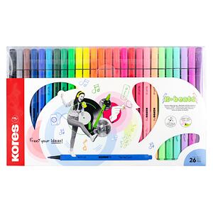 Kores Fixy kreatívne K-Beats 26 farieb