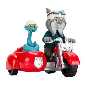 Jazwares Zootropolis Postavičky s autom - rys Pawbert