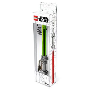 LEGO Star Wars gelové pero Světelný meč s klipem - světle zelené