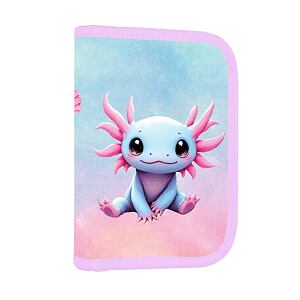Oxybag Penál 1 patrový, 2 chlopně, prázdný Axolotl