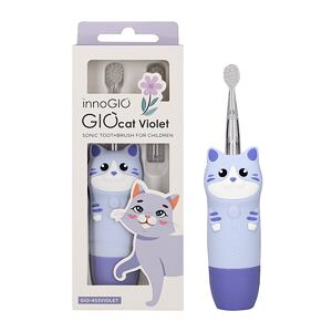 innoGIO Elektronický sonický zubní kartáček GIOcat Violet