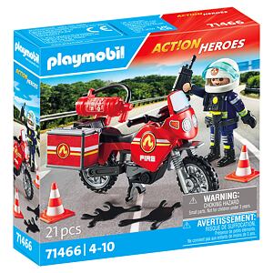 Playmobil Hasičská motorka