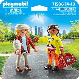 Playmobil DuoPack Záchranářka s pacientem