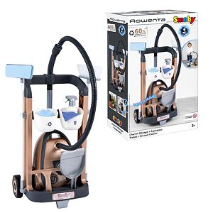 Cărucior mic de curățenie Smoby Rowenta cu aspirator