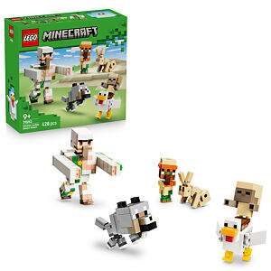 LEGO® Minecraft® 21592 Kurací džokej a útok v púšti