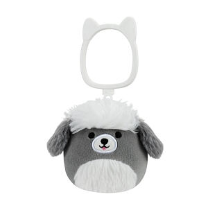 SQUISHMALLOWS Klíčenka Šedobílý pes - Arnold