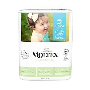 Moltex Plienky Pure & Nature Junior 11-25 kg (25 ks)