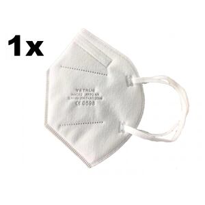 Yetrue Respirátor FFP2 N9CS2, certifikovaný, jednotlivě balený, 1ks