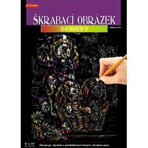 ArtLover Škrabací obrázok dúhový, viac druhov