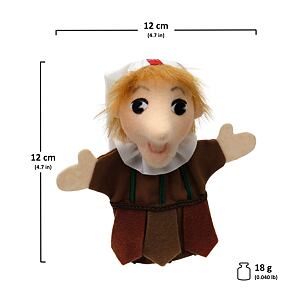 Moravská ústředan Kasperl 12cm, prstový maňásek
