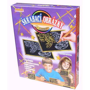 SMT Škrabacie obrázky zlaté
