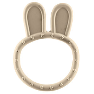 Zopa Silikonové kousátko Rabbit, béžové