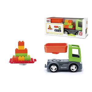 Igráček MultiGO 1+2 Stavebná doska - Igráčkovo auto, 2 nadstavby, kocky
