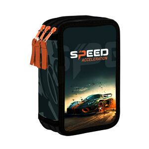 Oxybag Penál 3 patrový prázdný auto