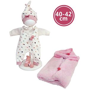 Llorens M738-86 obleček pro panenku miminko NEW BORN velikosti 40-42 cm