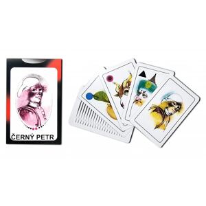 Hracie karty Čierny Peter kominček