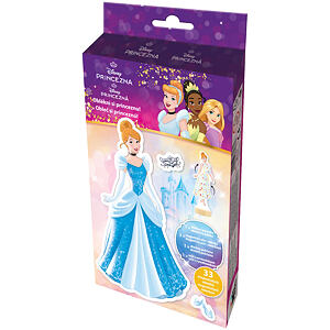 Jiri Models Magnetické obliekanie s omaľovánkou Disney Princezné