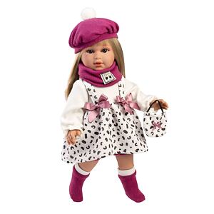 Llorens 54050 CARLA realistická bábika s mäkkým látkovým telom 40 cm