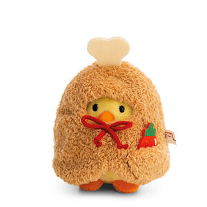 NICI Plyš MyMochi Kuře Tschieps 8 cm v kostýmu kuřecí stehýnko a chilli omáčka