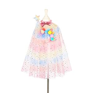 Souza! Einhorn-Kostüm für Kinder, Umhang mit Stirnband und Zauberstab – 5–7 Jahre