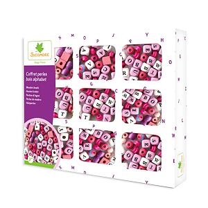 Sycomore Sada dřevěných korálků - abeceda
