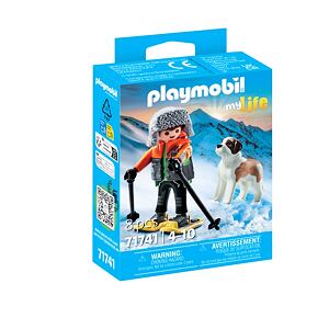 Playmobil Turista s bernardínom