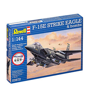 Revell Starter Kit Letadlo 73972 - F-15E Strike Eagle & bombs (1:144)