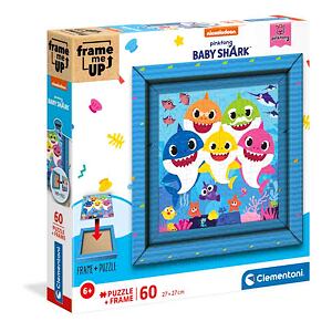 Clementoni Frame me up - Baby Shark Puzzle 60 dílků